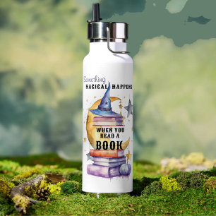 Something Magical Happens When You Read A Book Water Bottle