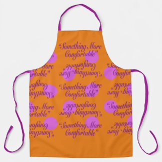 Something More Comfortable Orange BG Spots Apron