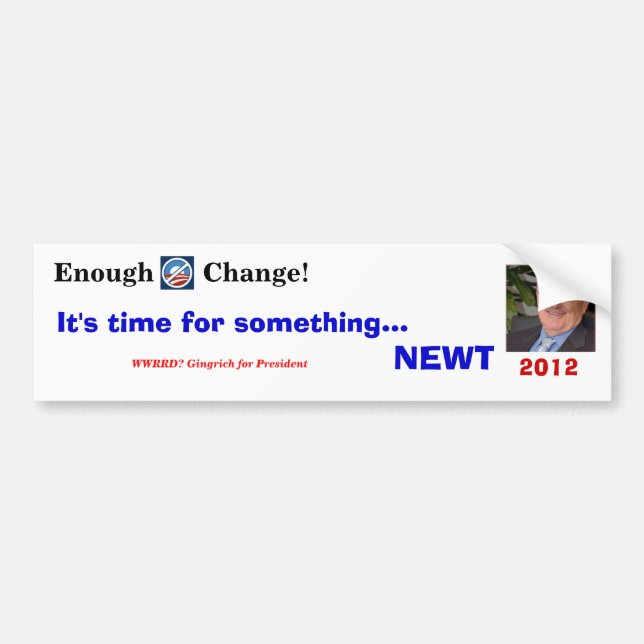 Something NEWT Bumper Sticker (Front)