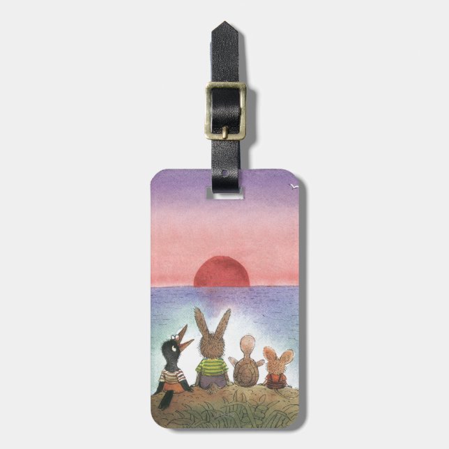 Something Red Luggage Tag (Front Vertical)