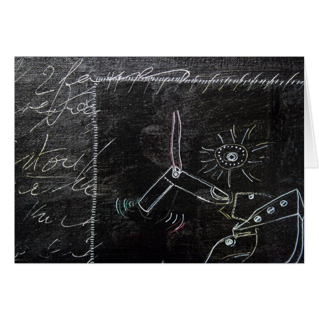 Something Strange on this Black Canvas 1 card (Front Horizontal)