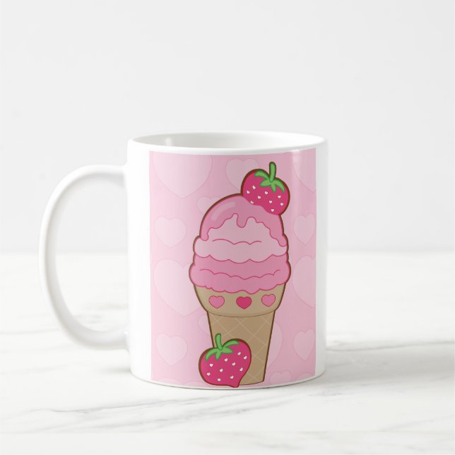 Something Strawberry Sweet  Coffee Mug (Left)