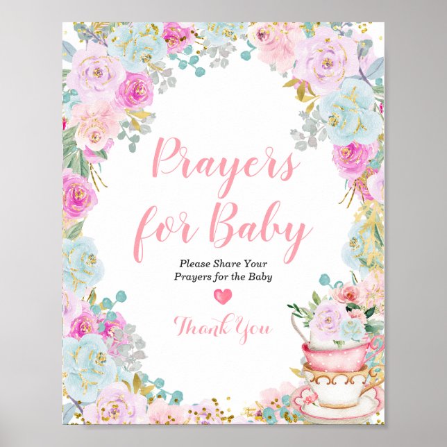 Something Sweet is brewing Prayers for Baby  Poster (Front)