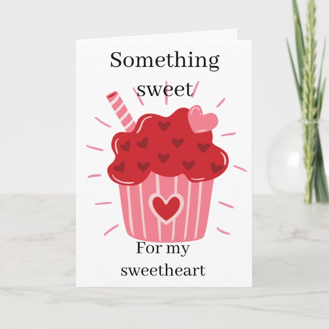 Something Sweet Valentines Card (Front)