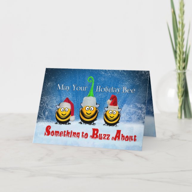 Something to Buzz About Holiday Honey Bees (Front)