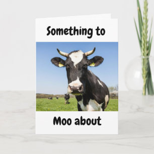 SOMETHING TO *MOO ABOUT* SON ON BIRTHDAY CARD