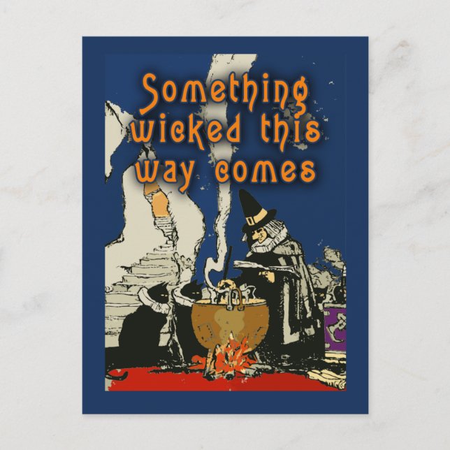 Something Wicked This Way Comes Card (Front)