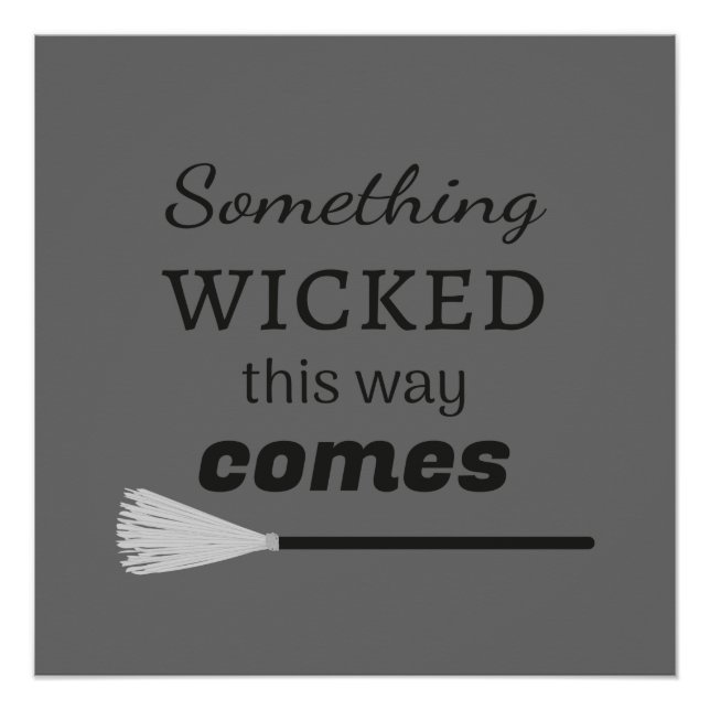 Something Wicked This Way Comes Poster (Front)