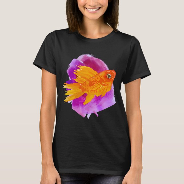 Somethingâ€™s fishy watercolor T-Shirt (Front)