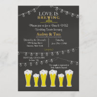 Something's Brewing Wedding Soirée Invitation