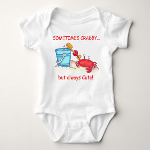 Sometimes Crabby Baby Bodysuit
