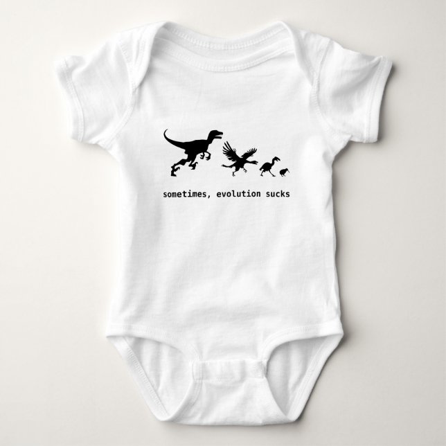 Sometimes, evolution sucks T-Shirt (Front)