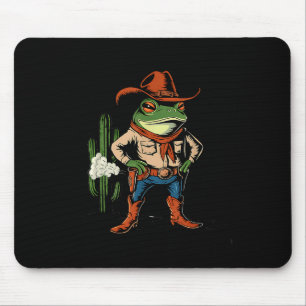 Sometimes I Just Be Farting Funny Cowboy Frog  Mouse Pad