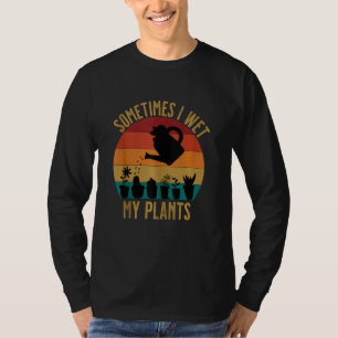 Sometimes I wet my plants funny florist Tank Top