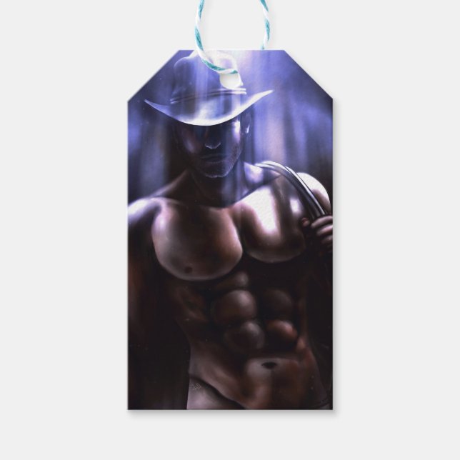 Sometimes It's Heaven - Cowboy Gift Tags (Front)
