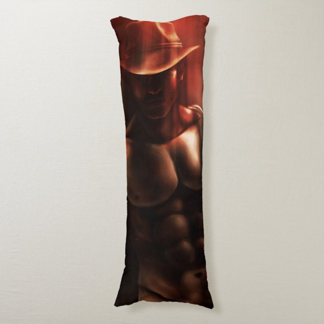 Sometimes It's Hell - Cowboy Body Cushion (Front Vertical)