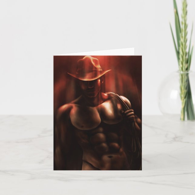 Sometimes It's Hell - Cowboy Thank You Card (Front)