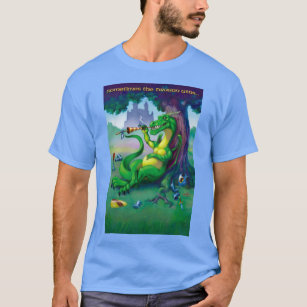 Sometimes the Dragon Wins - green T-Shirt