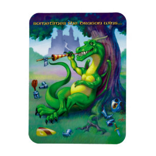 Sometimes the Dragon Wins Magnet