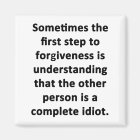 Sometimes the First Step