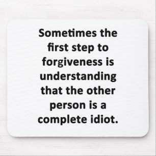 Sometimes the First Step Mouse Pad