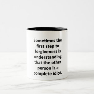 Sometimes the First Step Two-Tone Coffee Mug