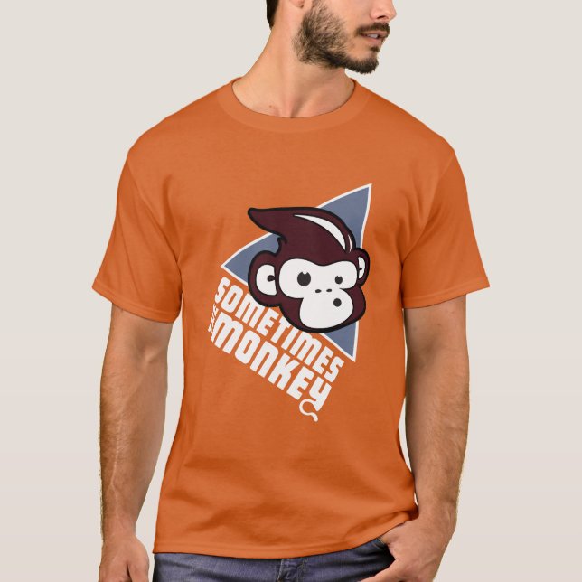 Sometimes the Monkey Coloured Tee (Front)
