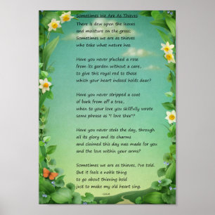 Sometimes We Are As Thieves Poster