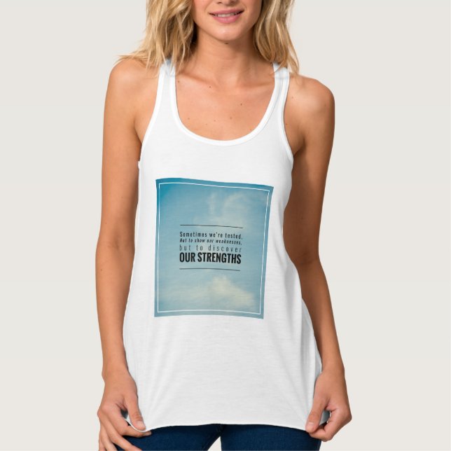 Sometimes We Are Tested Singlet (Front)
