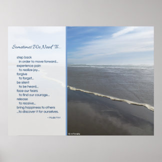 Sometimes we need to...Inspirational poster