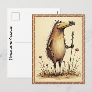 Sometimes You Don't Know Where You'll End Up Trip Holiday Postcard