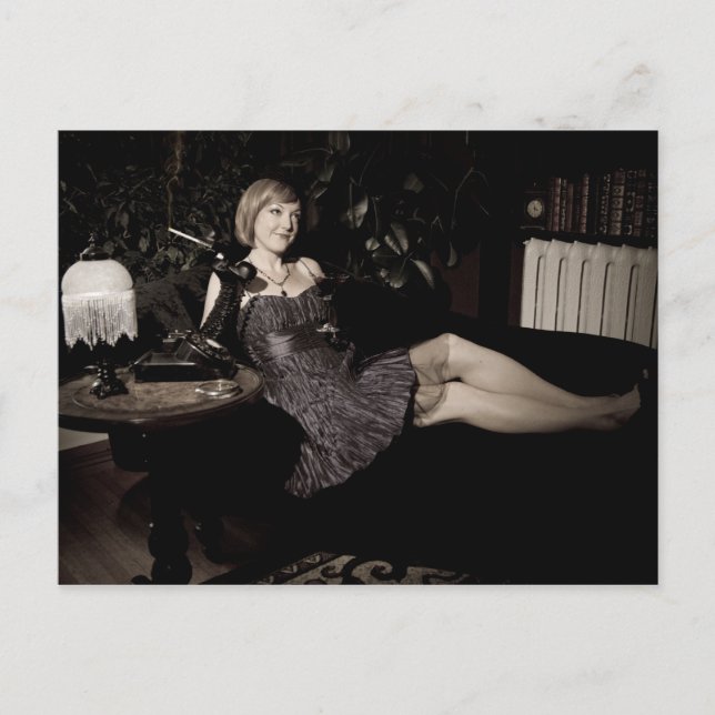 Sometimes You Just Have to Let Them Talk Postcard (Front)