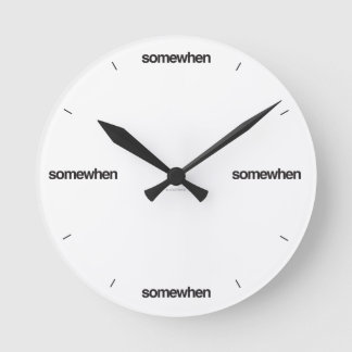Somewhen Clock (in any colour)