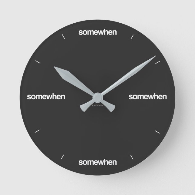 Somewhen Clock (in any colour) (Front)