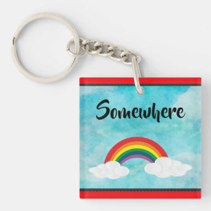 Somewhere Acrylic Keychain