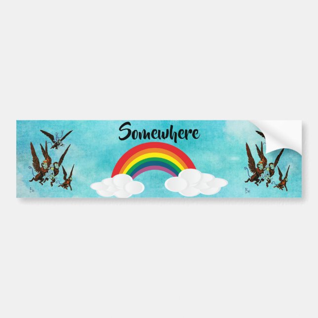 Somewhere Bumper Sticker (Front)