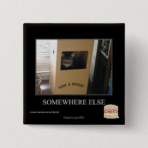 Somewhere Else 15 Cm Square Badge