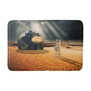 Somewhere Else – Facing the World Bath Mat