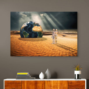 Somewhere Else – Facing the World Canvas Print
