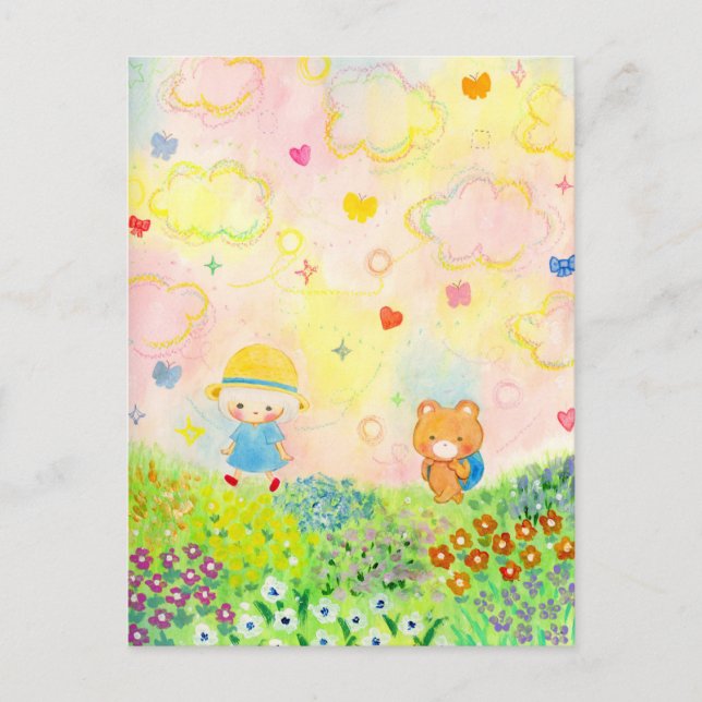 somewhere holiday postcard (Front)