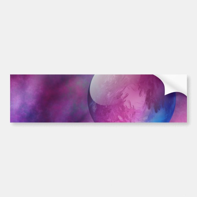 Somewhere in Outer Space Bumper Sticker (Front)
