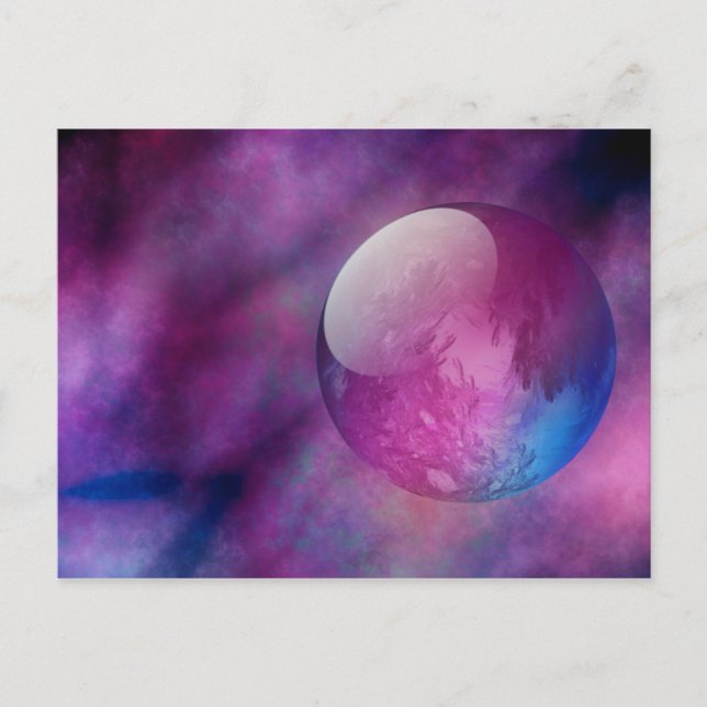 Somewhere in Outer Space Postcard (Front)