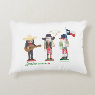 "Somewhere in Texas", Texas Nutcrackers Decorative Cushion