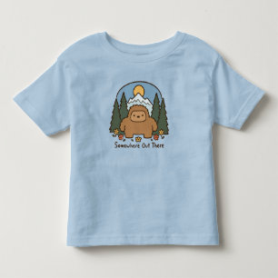 Somewhere Out There Kawaii Bigfoot Mountain Toddler T-Shirt