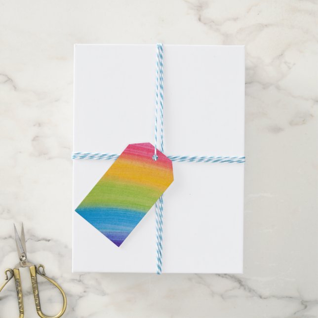 somewhere over the rainbow gift tags (With Twine)