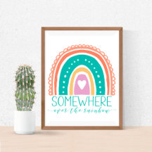 Somewhere Over The Rainbow Modern Chic Colourful