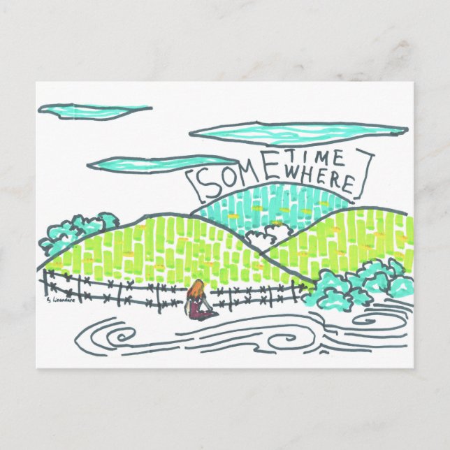 Somewhere / Sometime Postcard (Front)