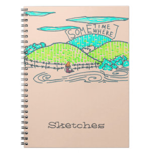 Somewhere / Sometime Spiral Notebook