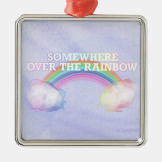 somewhere to over the rainbow metal tree decoration
