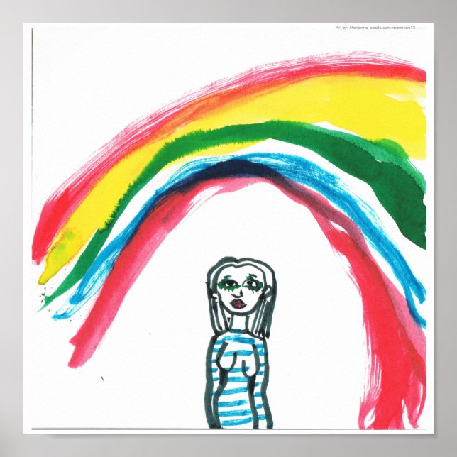 Somewhere Under A Rainbow Print (Front)